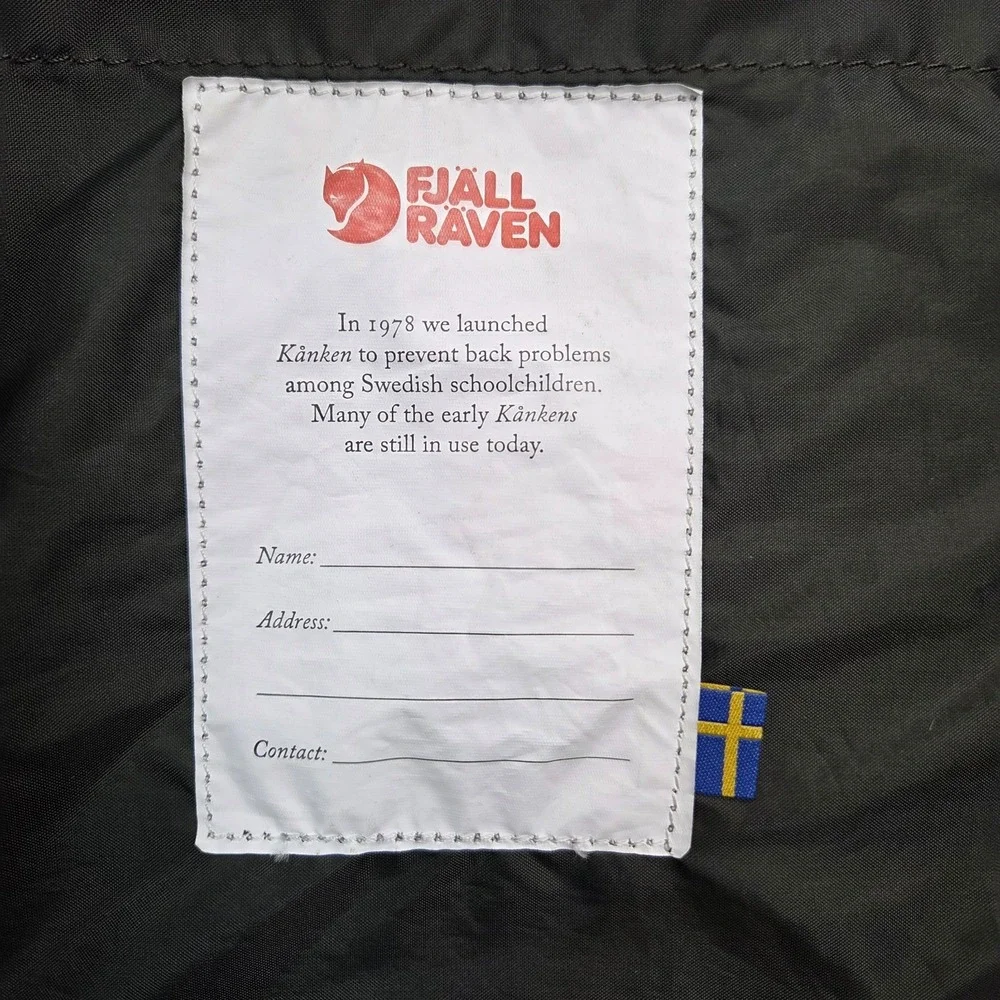 Fjallraven Kanken 23510 Classic Backpack Olive Green School Hiking Outdoor